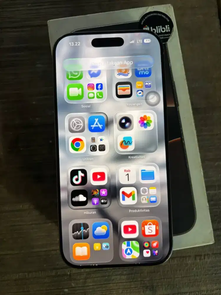 Juall Hp 
iPhone 16 Pro 128GB iBox