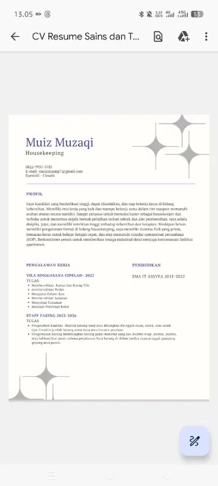 Cari Kerjaan Secepatnya