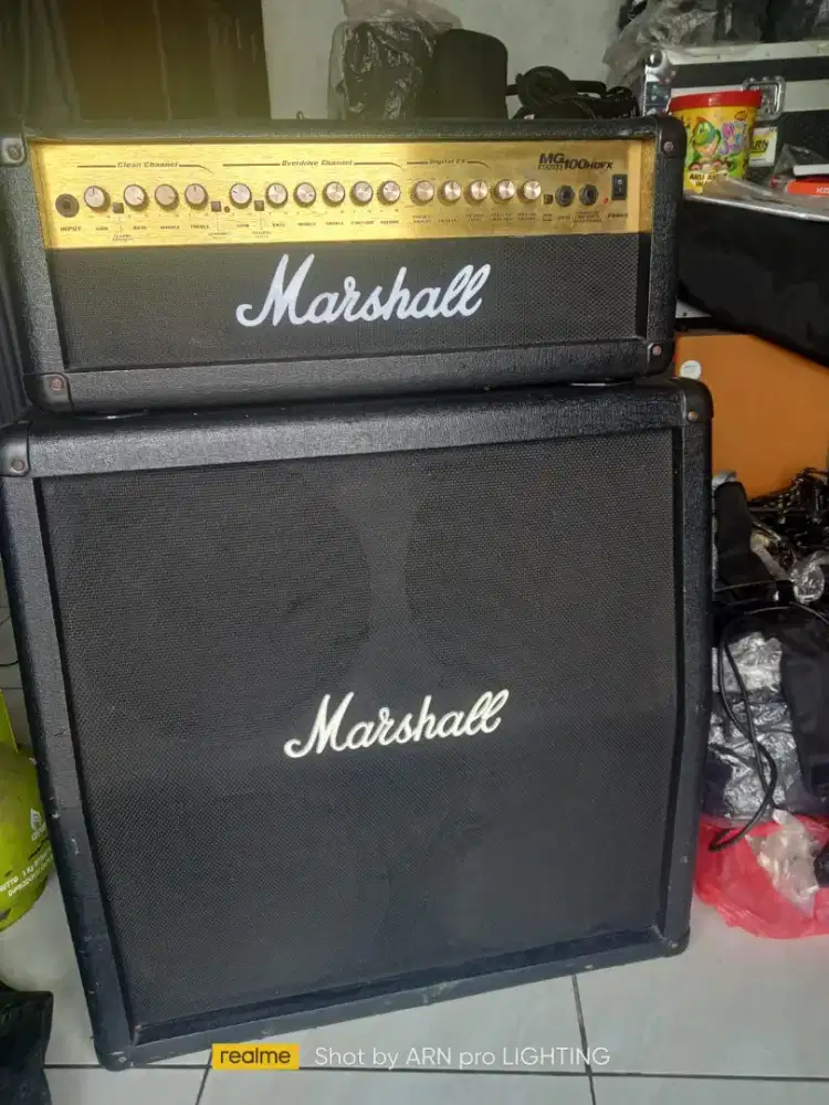 Jual ampli marshal mg100 ori made india belum pernah servis