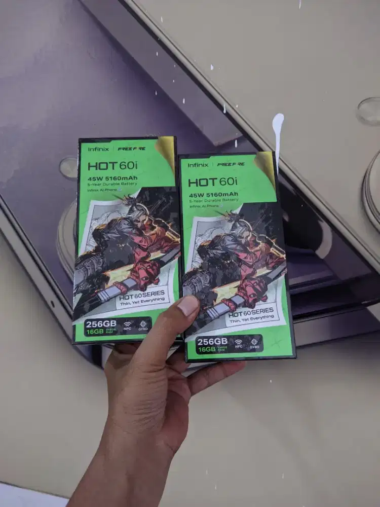 Fast respon WA Infinix Hot 60i NFC 6+6/128 Garansi resmi 1thn