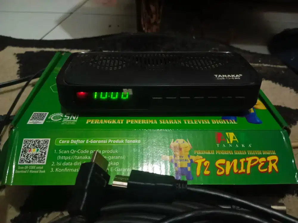 STB Tanaka T2 Sniper + Antena digital Tanaka