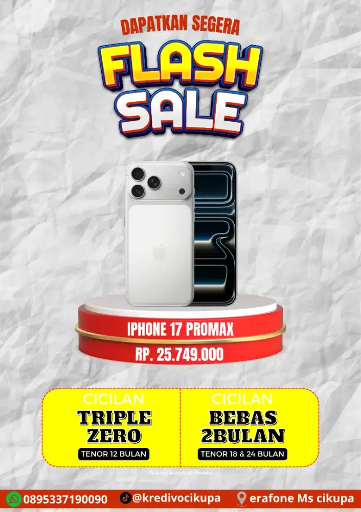 iPhone 17 pro max 256 kredit murah