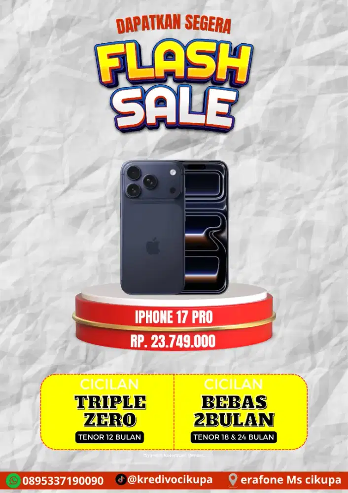iPhone 17 pro 256 cicilan murah