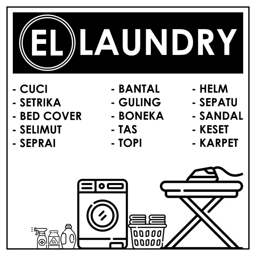 EL Laundry (Bisa Antar-Jemput Laundry)
