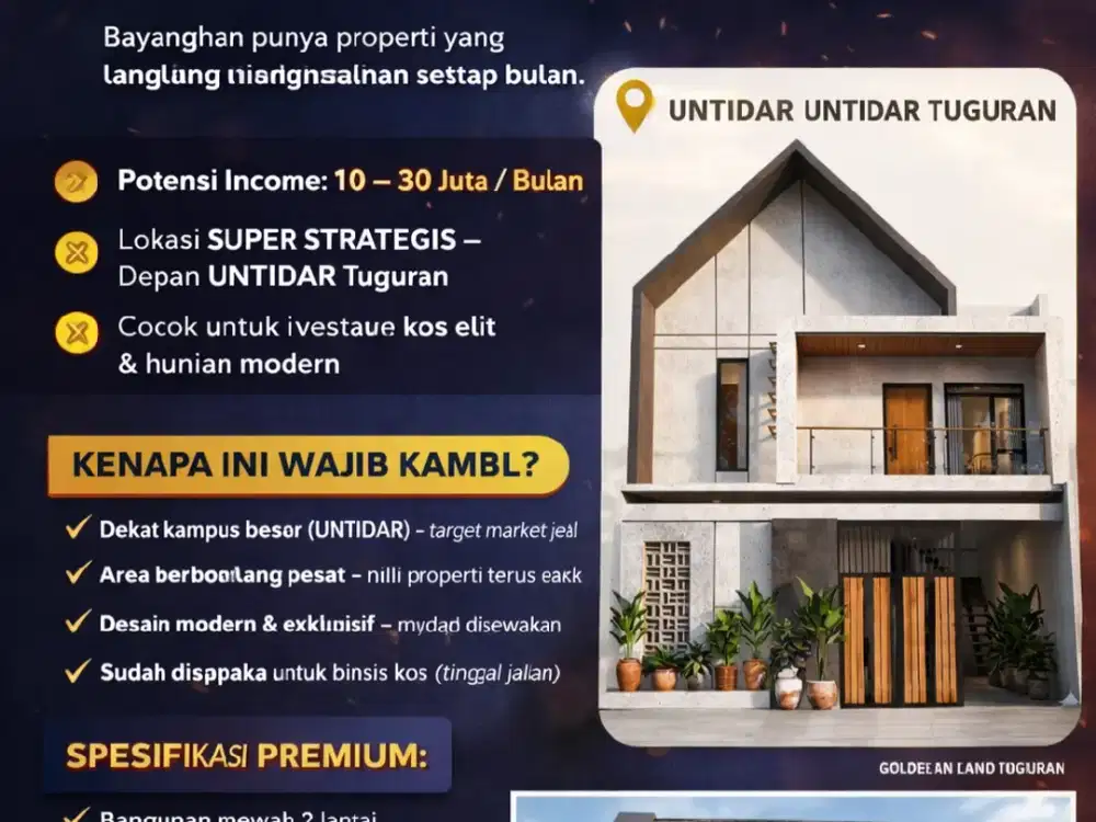 INVESTASI PROPERTI PALING CUAN DI MAGELANG