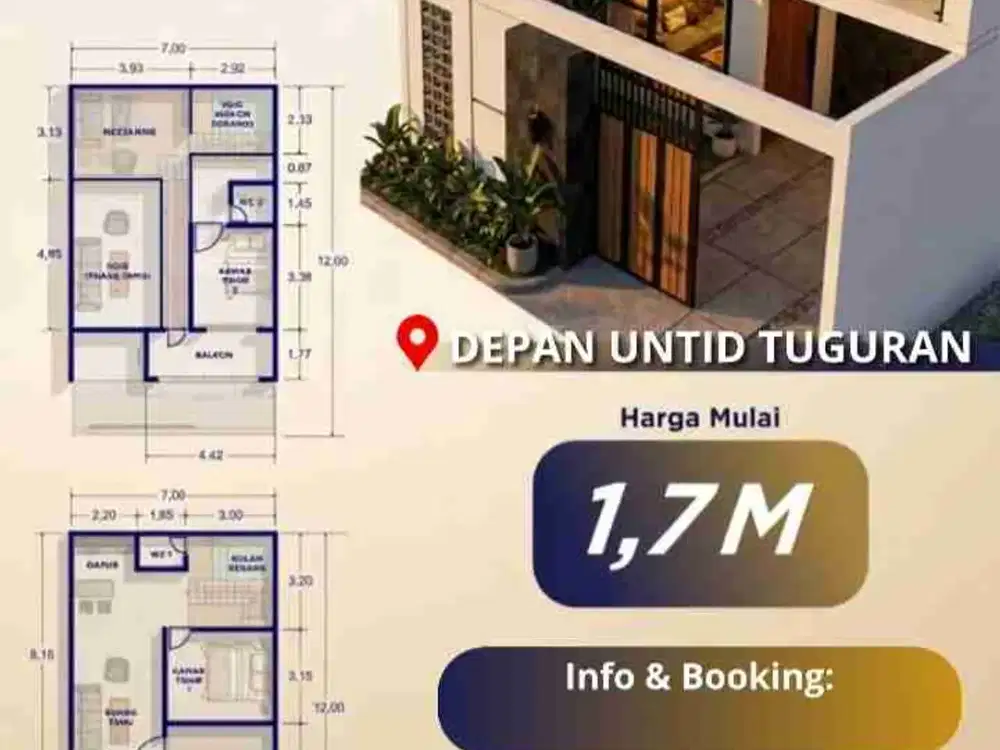 RUMAH MEWAH 2 LANTAI DI LOKASI PALING STRATEGIS DEPAN KAMPUS UNTIDAR MAGELANG