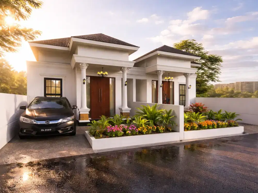 Rumah Mewah 1 Lantai Lingkungan Tentram Alexandria Ev Rajabasa