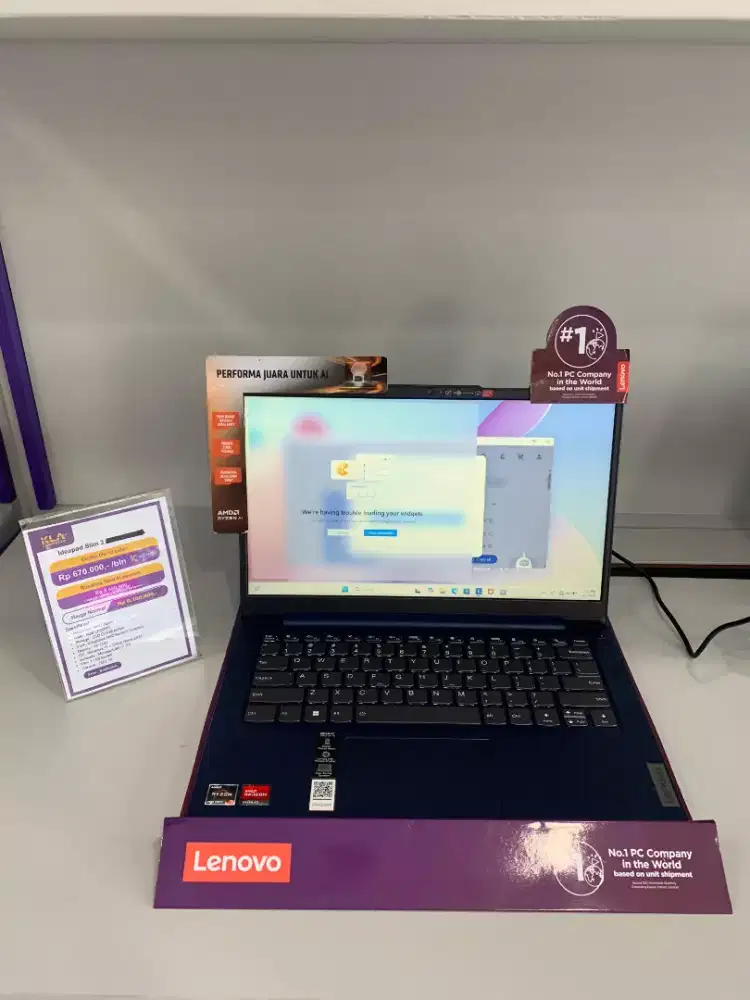 Kredit laptop lenovo Ideapad slim 3 promo cicilan 0%