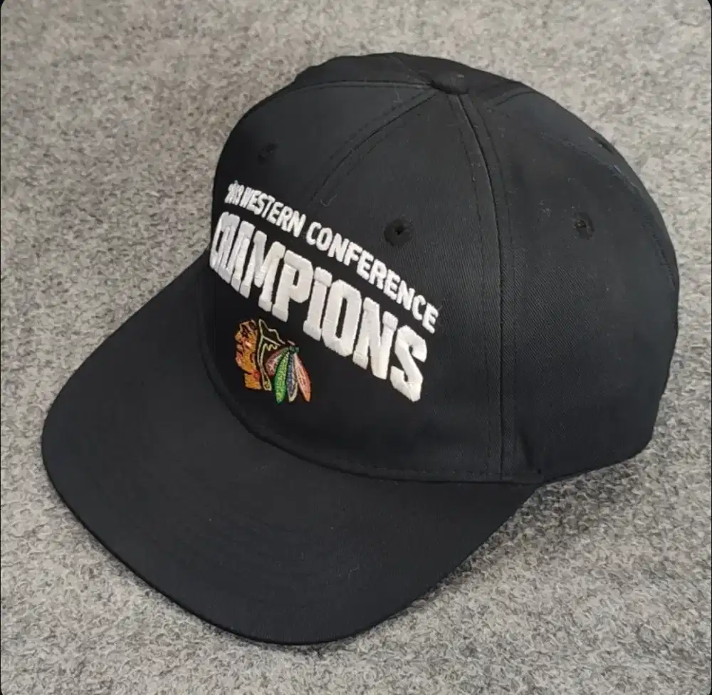 TOPI STRAPBACK NHL CHICAGO BLACK HAWK ORIGINAL