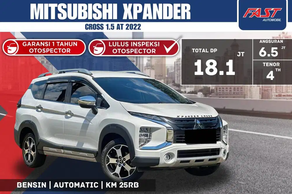 MITSUBISHI XPANDER CROSS 2022 1.5 AT LOW KM.25RB & PAJAK PANJANG