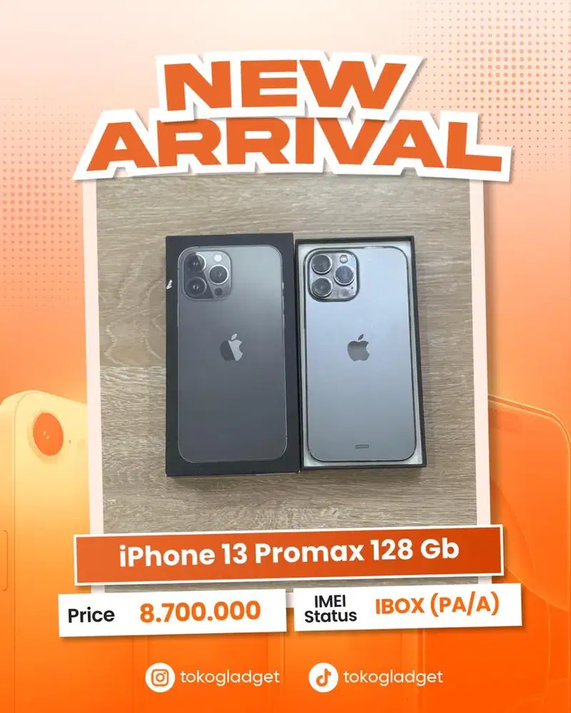 iPhone 13 Promax 128 Gb ex IBOX