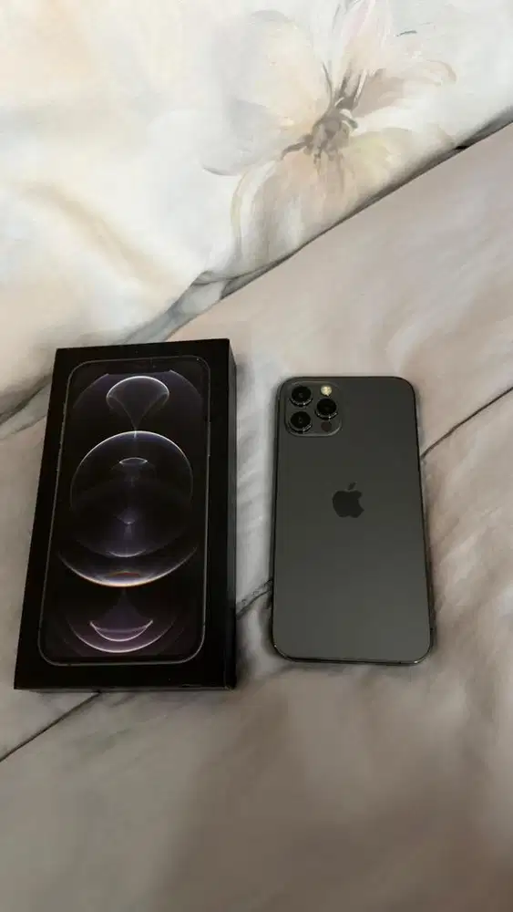DIJUAL IPHONE 12 PRO 256GB GRAPHITE MULUS EX IBOX