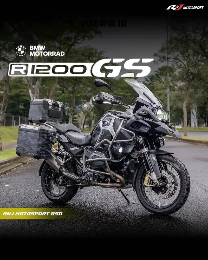 (Full Paper) BMW GS K51 R1200 Triple Black Edition KM 7.000an Nik 2018