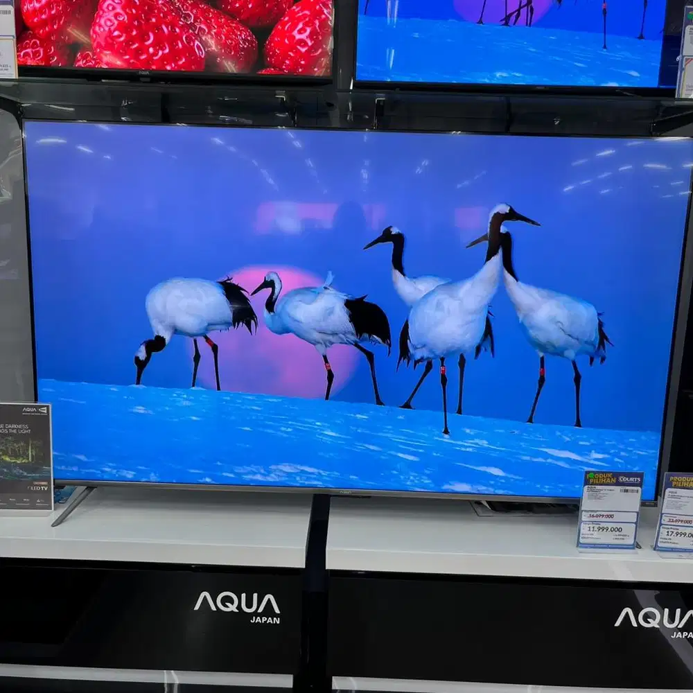 AQUA 4K QLED GOOGLE TV 85 INCH, BISA CICILAN 0%