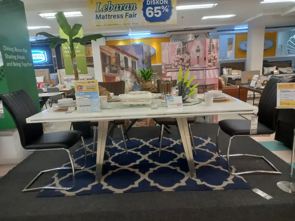 table + chair tammara + new tonny size 230×110×76cm