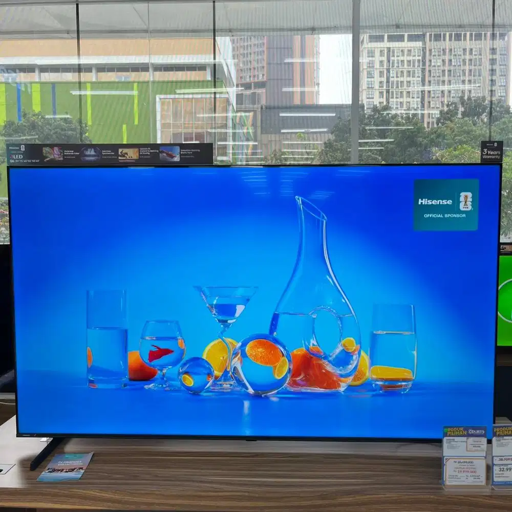 HISENSE 4K GOOGLE TV 85 INCH, BISA CICILAN 0%