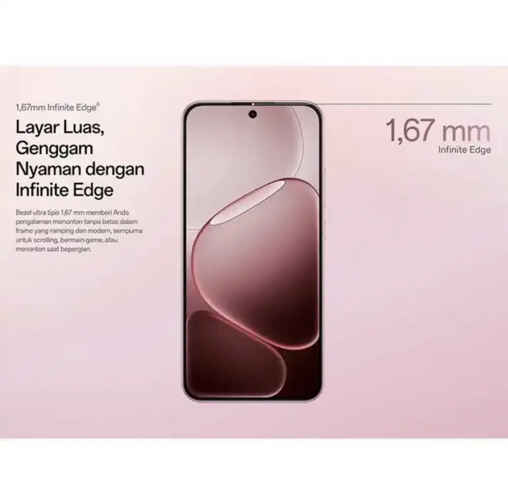 OPPO A6 Pro 4G -  8/128GB (Warna Merah Muda / PINK)