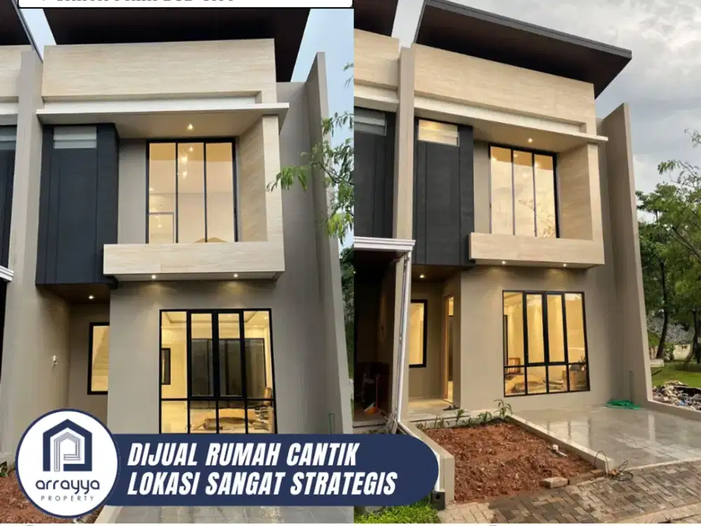 TURUN HARGA! DIJUAL RUMAH CANTIK MASIH BARU DI VANYA PARK BSD CITY (ENB200)