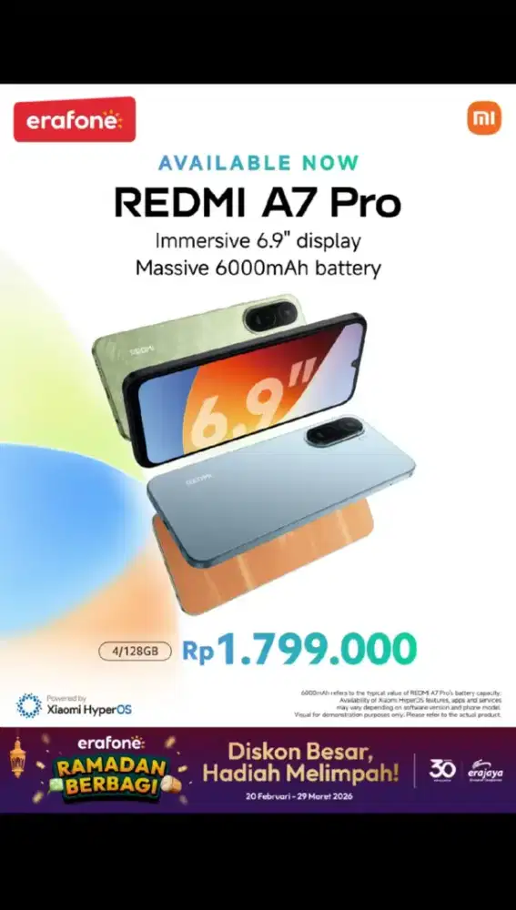 Redmi A7 pro ready bosku Lokasi Surabaya Barat