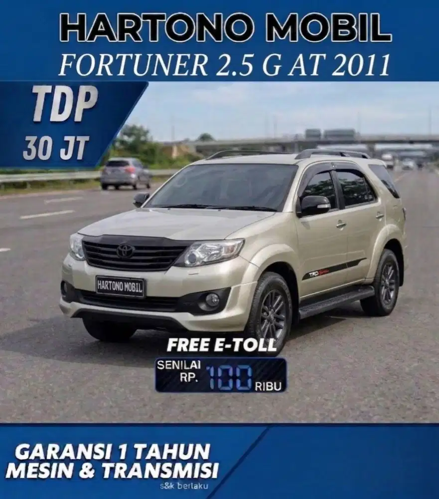 FORTUNER TRD AT 2011