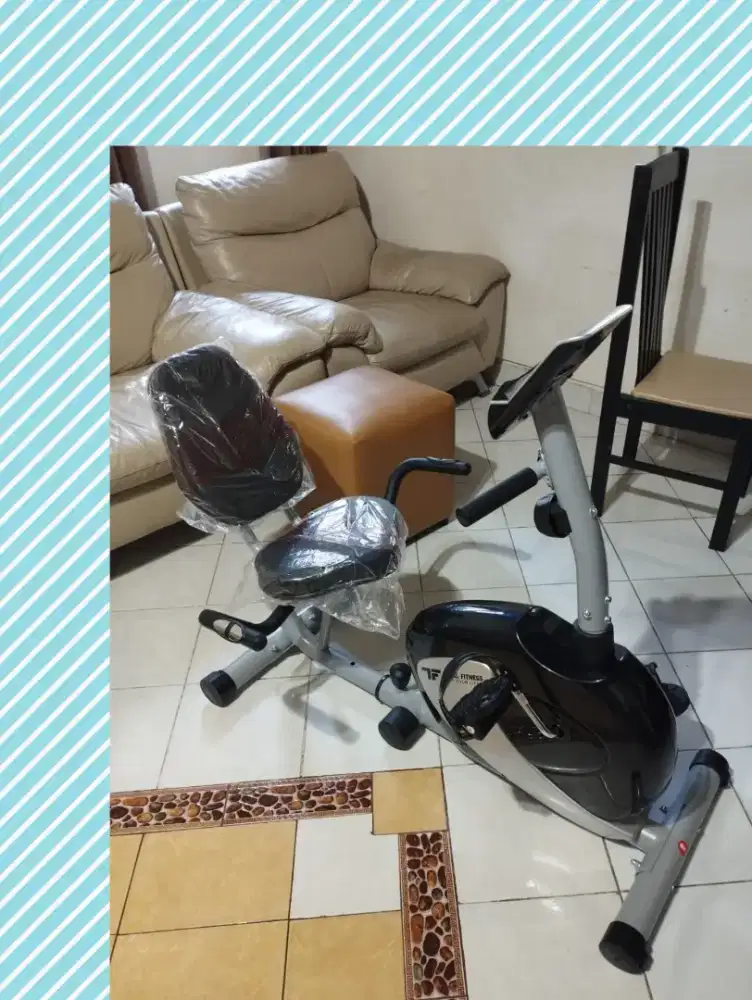 Sepeda statis recumbent TL-8570 alat kesehatan CCD-548