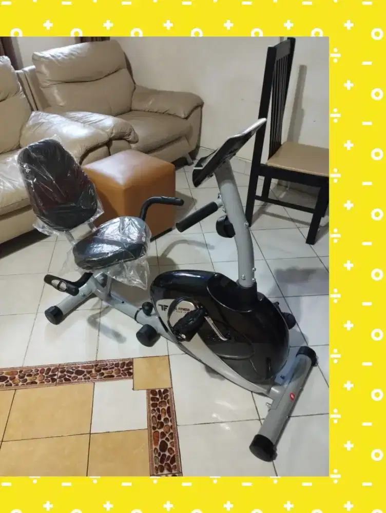Sepeda statis recumbent TL-8570 alat kesehatan CCD-548