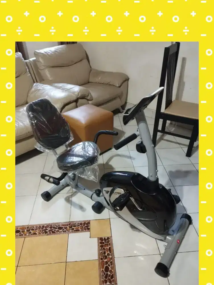 Sepeda statis recumbent TL-8570 alat kesehatan CCD-548