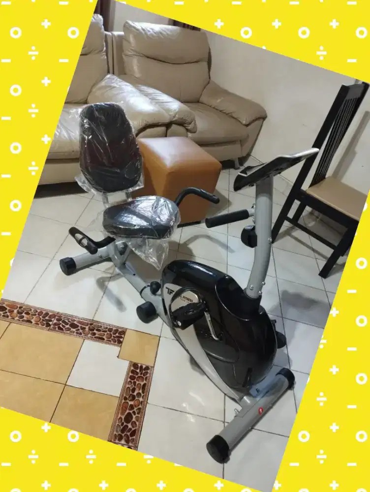 Sepeda statis recumbent TL-8570 alat kesehatan CCD-548