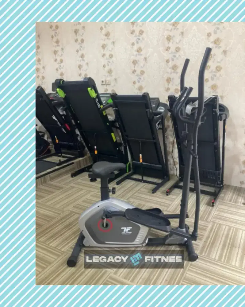 Sepeda statis Elleptical TL-366E alat olahraga LMN-384