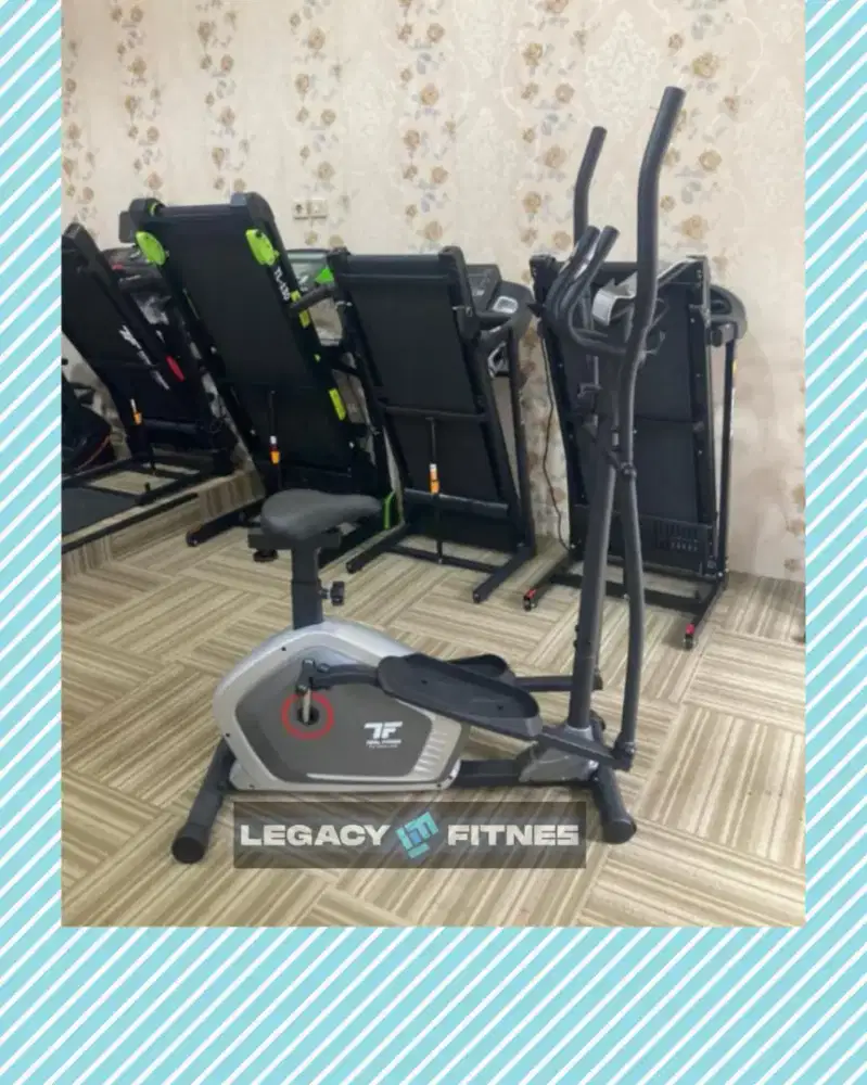 Sepeda statis Elleptical TL-366E alat olahraga LMN-384