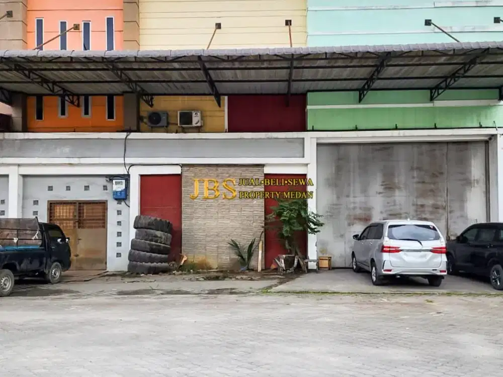 Dijual Gudang 2 Tingkat di Komplek Pergudangan Anif Jalan Irian Barat - Percut Sampali