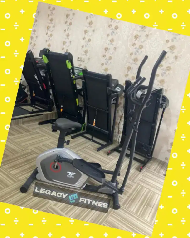 Sepeda statis Elleptical TL-366E alat olahraga LMN-384