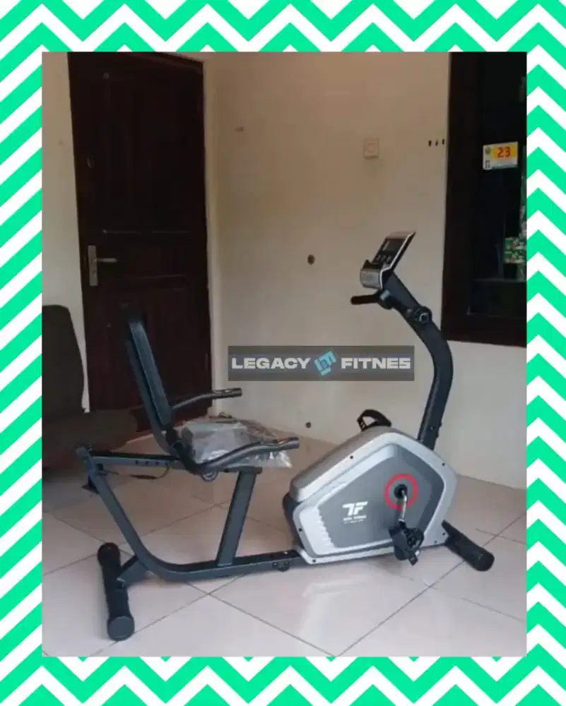 Sepeda statis Recumbent TL-368R alat olahraga YKG-199