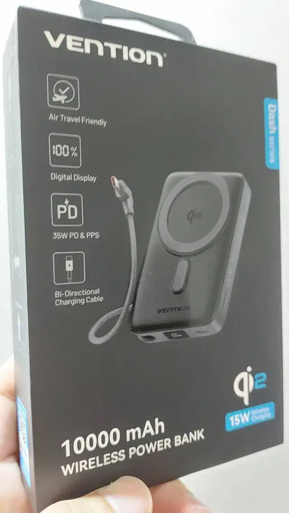 Vention Wireless Powerbank 10000mAh Magsafe Fast Charging Type C PD