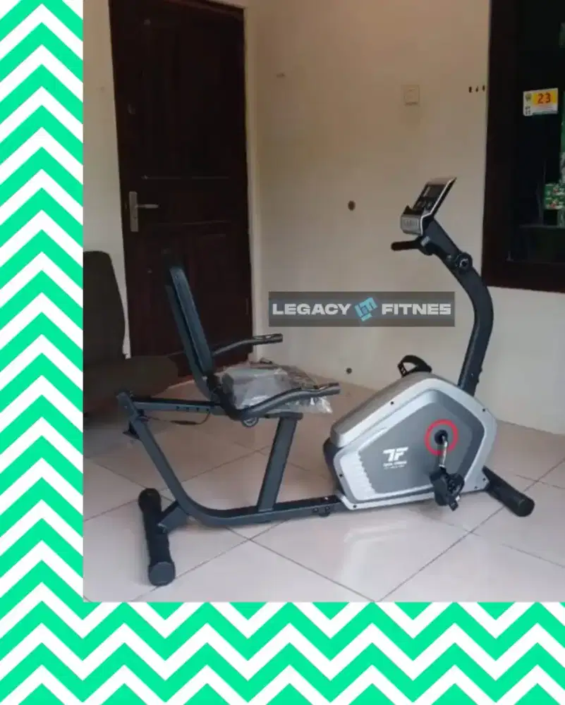 Sepeda statis Recumbent TL-368R alat olahraga YKG-199