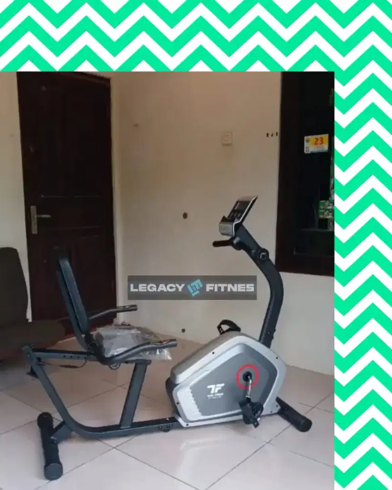Sepeda statis Recumbent TL-368R alat olahraga YKG-199
