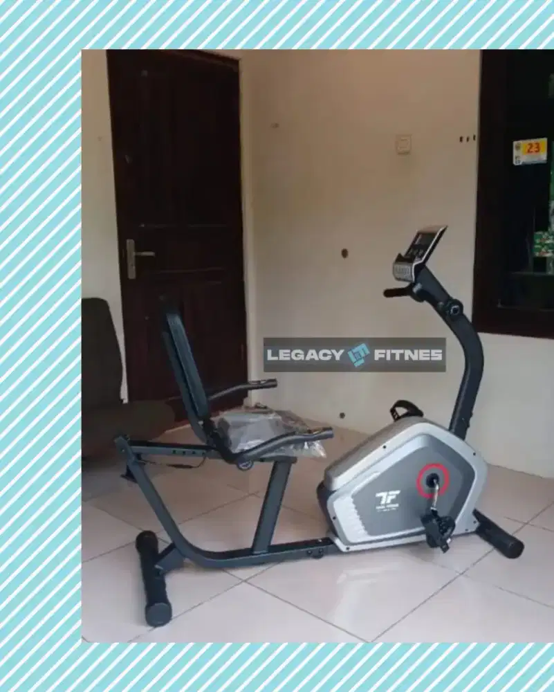Sepeda statis Recumbent TL-368R alat olahraga YKG-199