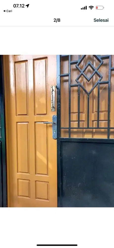 Disewakan rumah full keramik tengah kota