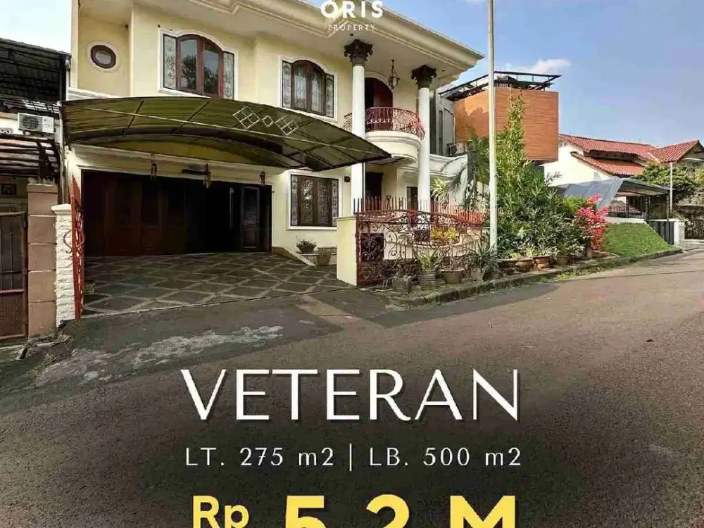 TURUN HARGA !
FOR SALE VETERAN
DALAM KOMPLEK