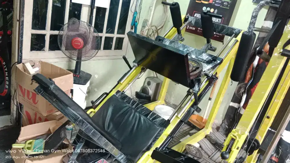 Jual alat gym fullset tinggal cari tempat langsung buka usaha fitnes