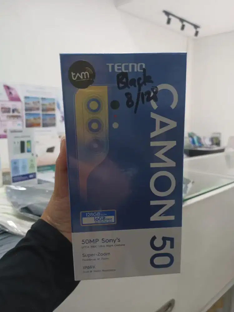 Tecno Camon 50 8/128 New Garansi Resmi Promo Bandung