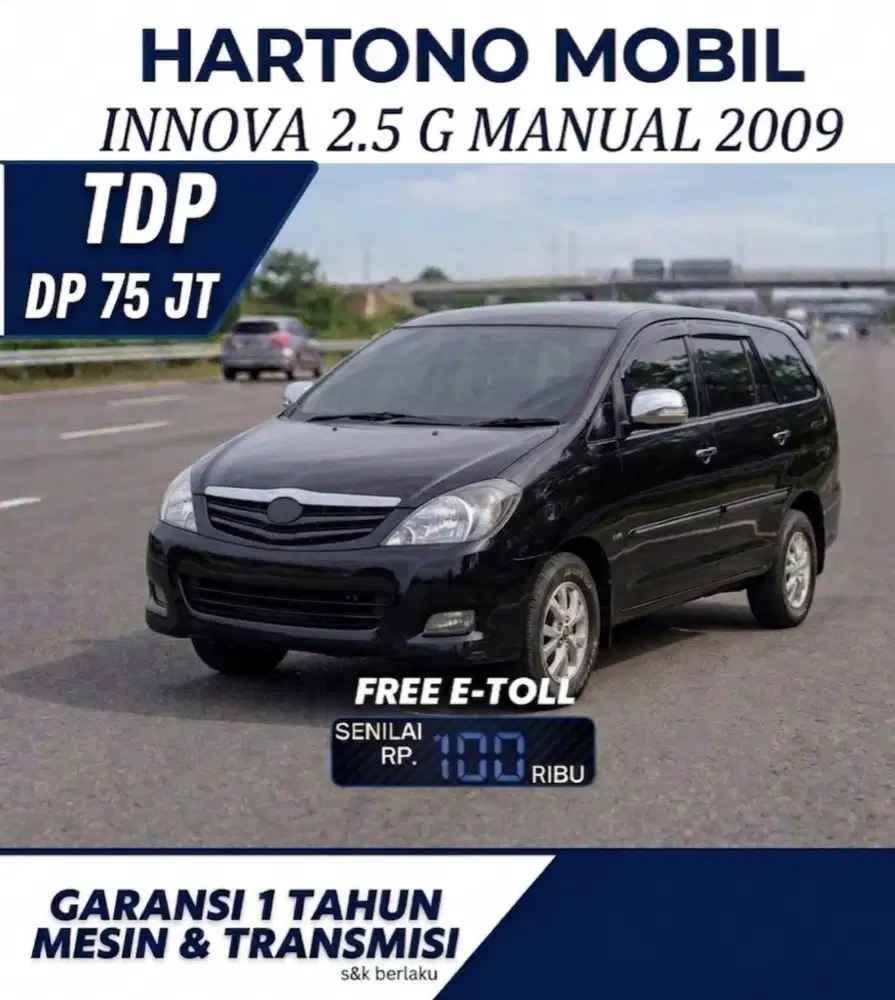 INNOVA G MANUAL 2.5 2009
