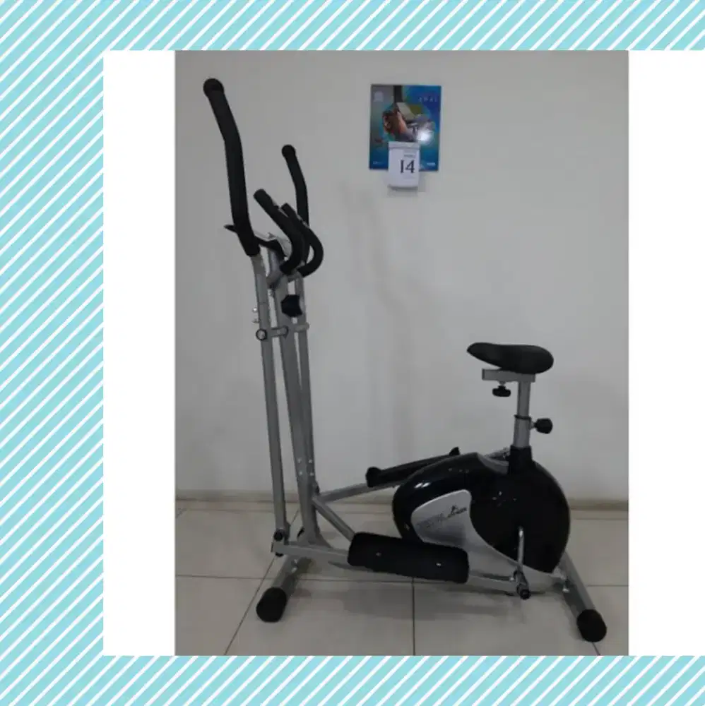 Sepeda statis Elleptical TL-8500 alat kebugaran VKH-632