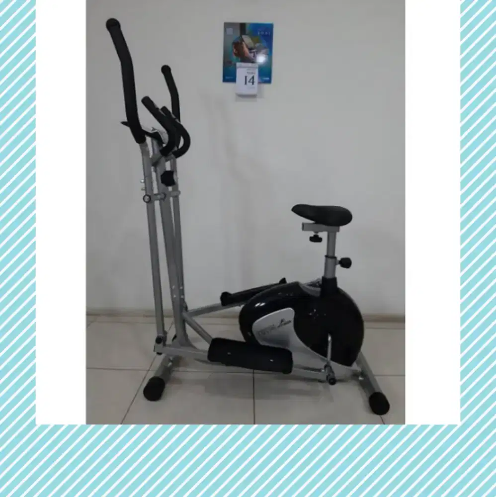 Sepeda statis Elleptical TL-8500 alat kebugaran VKH-632