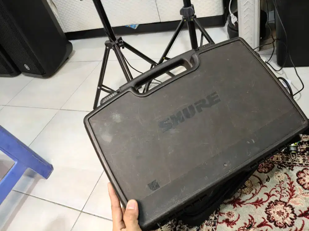 hardcase box pvc shure original aksesoris mixer fotografi case box