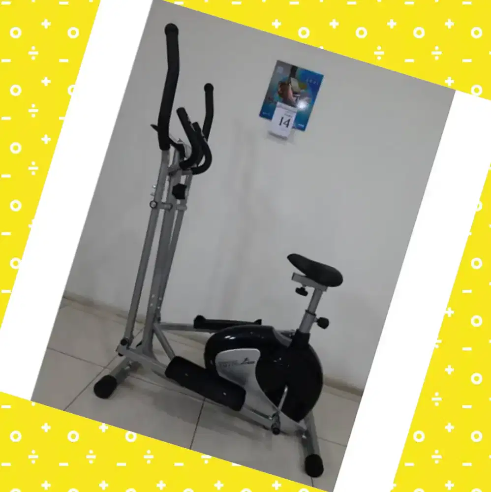 Sepeda statis Elleptical TL-8500 alat kebugaran VKH-632