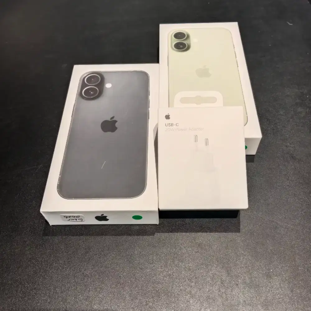 iPhone 17 Green Peel Segel Garansi iBox + Free Adaptor Ori