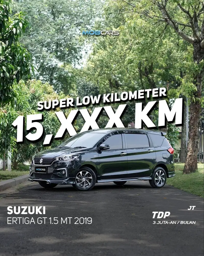 ERTIGA GT 1.5 MT MANUAL 2019 FREE BBM & SALDO E-TOLL 1JT