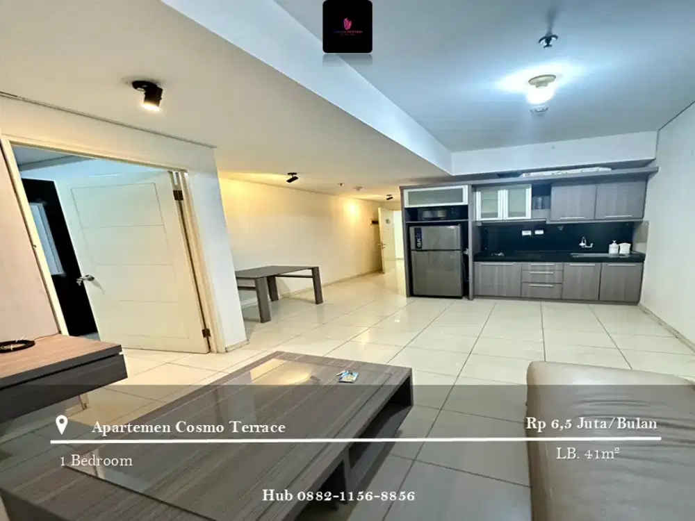 Disewakan Apartement Cosmo Terrace 1BR Full Furnished