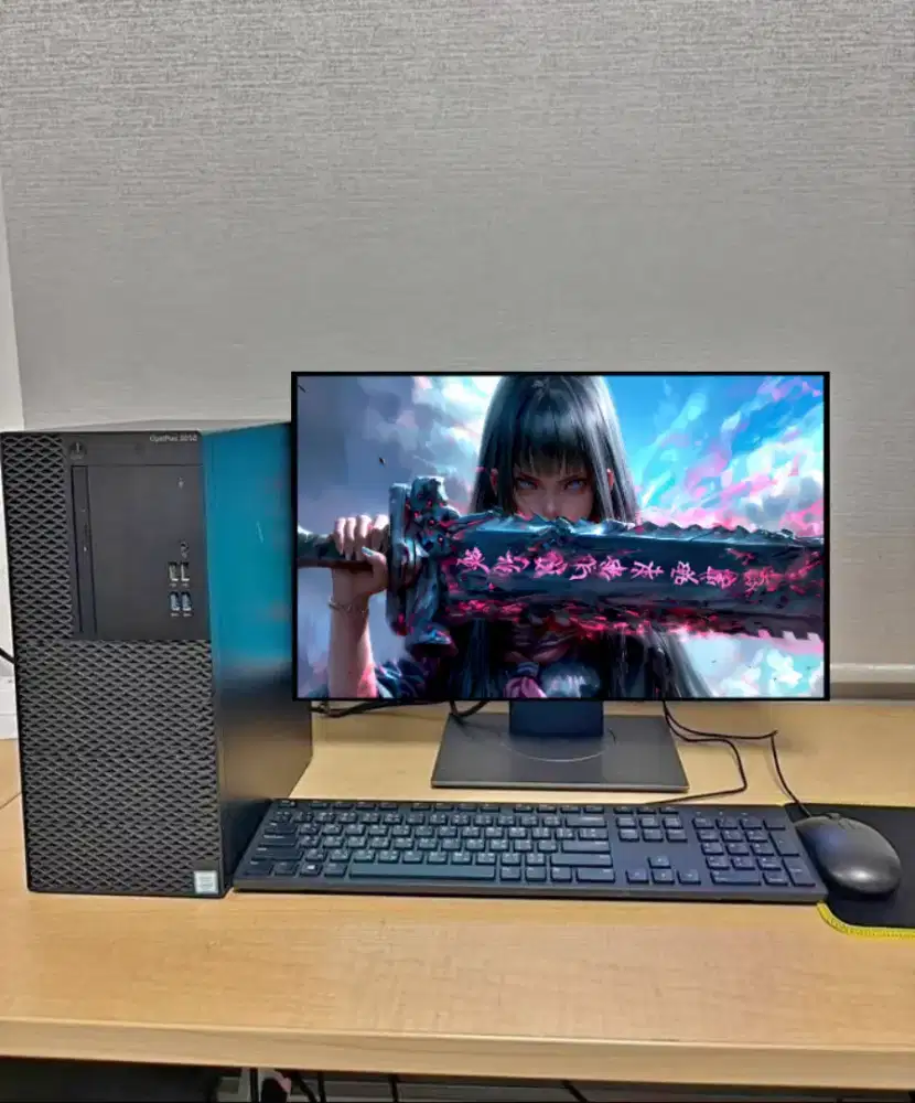 PC GAMING FULSET + LCD + RAM 8 GB + VGA 1 GB + HD 500 GB + GAMES APP